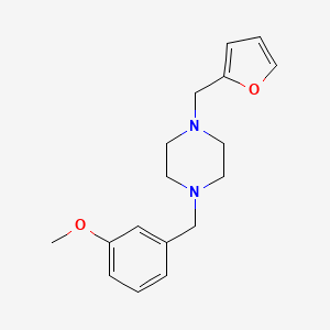 1-[(Furan-2-YL)methyl]-4-[(3-methoxyphenyl)methyl]piperazine