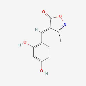 (4E)-4-(2,4-dihydroxybenzylidene)-3-methyl-1,2-oxazol-5(4H)-one