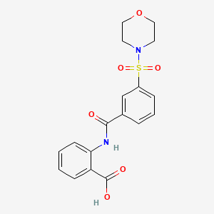 2-(3-(Morpholinosulfonyl)benzamido)benzoic acid