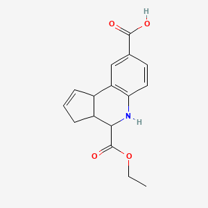 4-(Ethoxycarbonyl)-3a,4,5,9b-tetrahydro-3H-cyclopenta[c]quinoline-8-carboxylic acid