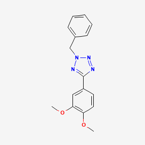 2-Benzyl-5-(3,4-dimethoxy-phenyl)-2H-tetrazole