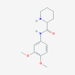 N-(3,4-dimethoxyphenyl)piperidine-2-carboxamide