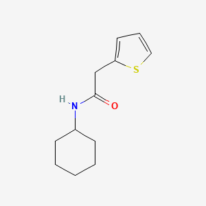 N-cyclohexyl-2-(thiophen-2-yl)acetamide