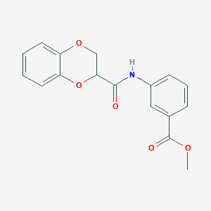 Methyl 3-[(2,3-dihydro-1,4-benzodioxin-2-ylcarbonyl)amino]benzoate