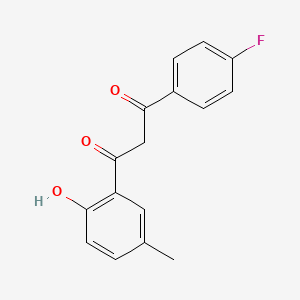 1-(4-Fluorophenyl)-3-(2-hydroxy-5-methylphenyl)-1,3-propanedione