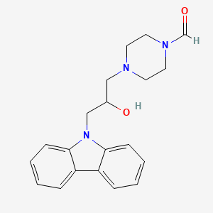 4-(3-Carbazol-9-yl-2-hydroxypropyl)piperazine-1-carbaldehyde