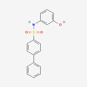 N-(3-hydroxyphenyl)-4-phenylbenzenesulfonamide