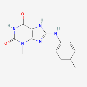 3-Methyl-8-p-tolylamino-3,7-dihydro-purine-2,6-dione