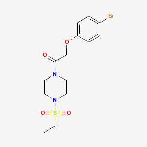 2-(4-Bromophenoxy)-1-[4-(ethylsulfonyl)piperazin-1-yl]ethanone