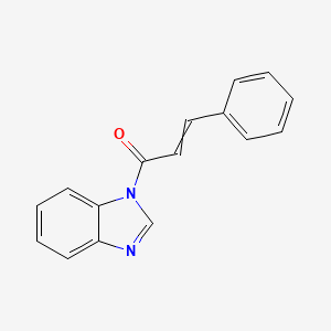 1-(Benzimidazol-1-yl)-3-phenylprop-2-en-1-one