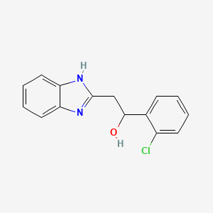 2-(1H-benzimidazol-2-yl)-1-(2-chlorophenyl)ethanol