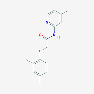 molecular formula C16H18N2O2 B10812386 2-(2,4-dimethylphenoxy)-N-(4-methylpyridin-2-yl)acetamide 