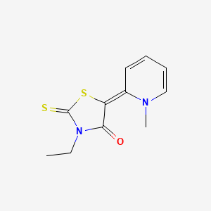 3-ethyl-5-(1-methylpyridin-2(1H)-ylidene)-2-thioxothiazolidin-4-one