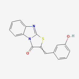 2-[(3-Hydroxyphenyl)methylidene]-[1,3]thiazolo[3,2-a]benzimidazol-1-one