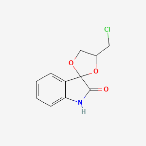 4-(chloromethyl)spiro[1,3-dioxolane-2,3'-indol]-2'(1'H)-one