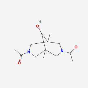 3,7-Diacetyl-1,5-dimethyl-3,7-diazabicyclo[3.3.1]nonan-9-ol