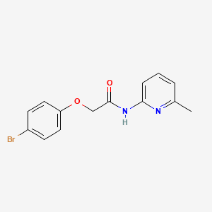 2-(4-bromophenoxy)-N-(6-methylpyridin-2-yl)acetamide