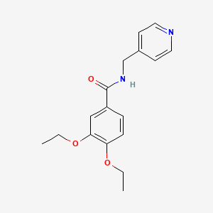 3,4-diethoxy-N-(pyridin-4-ylmethyl)benzamide