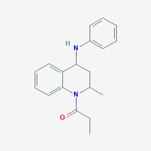 1-[2-methyl-4-(phenylamino)-3,4-dihydroquinolin-1(2H)-yl]propan-1-one