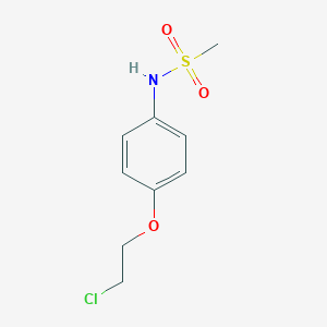 B108128 2-(4-Methanesulphonamidophenoxy)ethyl chloride CAS No. 115256-17-2