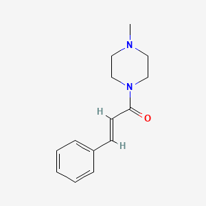 molecular formula C14H18N2O B10812924 1-(4-Methyl-piperazin-1-yl)-3-phenyl-propenone 