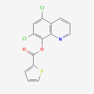 (5,7-dichloroquinolin-8-yl) thiophene-2-carboxylate