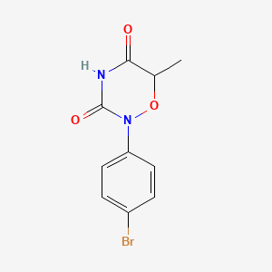 2-(4-Bromophenyl)-6-methyl-1,2,4-oxadiazinane-3,5-dione