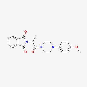 2-{1-[4-(4-methoxyphenyl)piperazin-1-yl]-1-oxopropan-2-yl}-1H-isoindole-1,3(2H)-dione