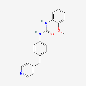 1-(2-Methoxyphenyl)-3-[4-(pyridin-4-ylmethyl)phenyl]urea