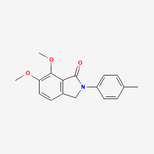 6,7-dimethoxy-2-(4-methylphenyl)-3H-isoindol-1-one