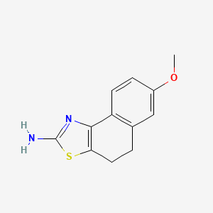 molecular formula C12H12N2OS B10813275 7-Methoxy-4,5-dihydronaphtho[1,2-d]thiazol-2-amine 