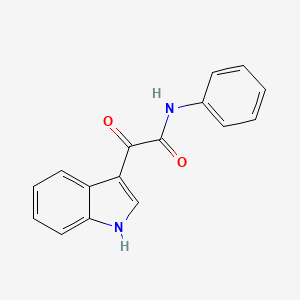 2-(1H-indol-3-yl)-2-oxo-N-phenylacetamide