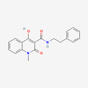 4-hydroxy-1-methyl-2-oxo-N-(2-phenylethyl)-1,2-dihydroquinoline-3-carboxamide