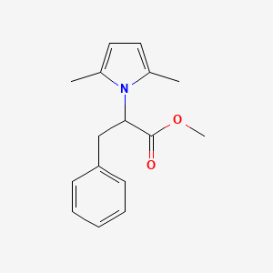 Methyl 2-(2,5-dimethylpyrrol-1-yl)-3-phenylpropanoate