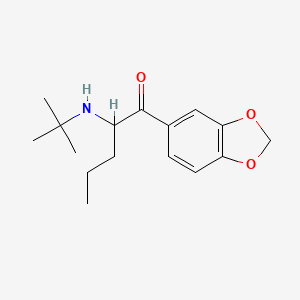 molecular formula C16H23NO3 B10814116 N-tert-butyl Pentylone (hydrochloride) 