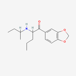 molecular formula C16H23NO3 B10814127 N-sec-Butyl pentylone CAS No. 802575-13-9