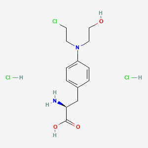 molecular formula C13H21Cl3N2O3 B10814129 Monohydroxy Melphalan (hydrochloride) 