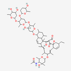 molecular formula C67H101NO20 B10814137 Saccharocarcin A 