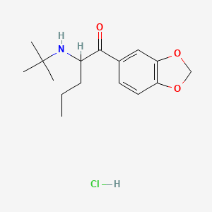 molecular formula C16H24ClNO3 B10814138 1-(1,3-benzodioxol-5-yl)-2-(tert-butylamino)pentan-1-one;hydrochloride 