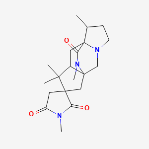 1',6,10,10,13-Pentamethylspiro[3,13-diazatetracyclo[5.5.2.01,9.03,7]tetradecane-11,3'-pyrrolidine]-2',5',14-trione