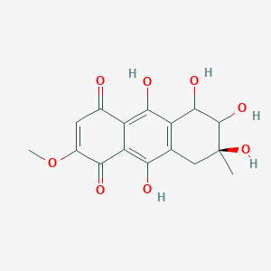 (7S)-5,6,7,9,10-pentahydroxy-2-methoxy-7-methyl-6,8-dihydro-5H-anthracene-1,4-dione