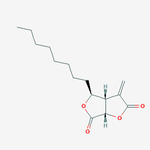 (3aR,4R,6aR)-rel-dihydro-3-methylene-4-octyl-furo[3,4-b]furan-2,6(3H,4H)-dione