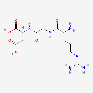 2-[2-(2-Amino-5-carbamimidamidopentanamido)acetamido]butanedioic acid