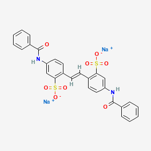 Sodium 6,6'-(ethene-1,2-diyl)bis(3-benzamidobenzenesulfonate)