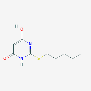 2-(Pentylsulfanyl)pyrimidine-4,6-diol