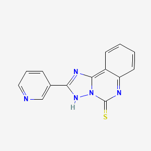 2-pyridin-3-yl-3H-[1,2,4]triazolo[1,5-c]quinazoline-5-thione