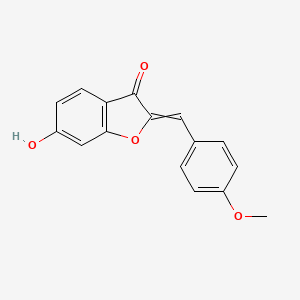 6-Hydroxy-2-[(4-methoxyphenyl)methylidene]-2,3-dihydro-1-benzofuran-3-one