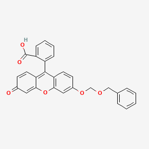 2-{6-[(benzyloxy)methoxy]-3-oxo-3H-xanthen-9-yl}benzoic acid