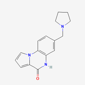 7-(pyrrolidin-1-ylmethyl)pyrrolo[1,2-a]quinoxalin-4(5H)-one