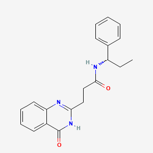 3-(4-Oxo-3,4-Dihydroquinazolin-2-Yl)-N-[(1s)-1-Phenylpropyl]propanamide